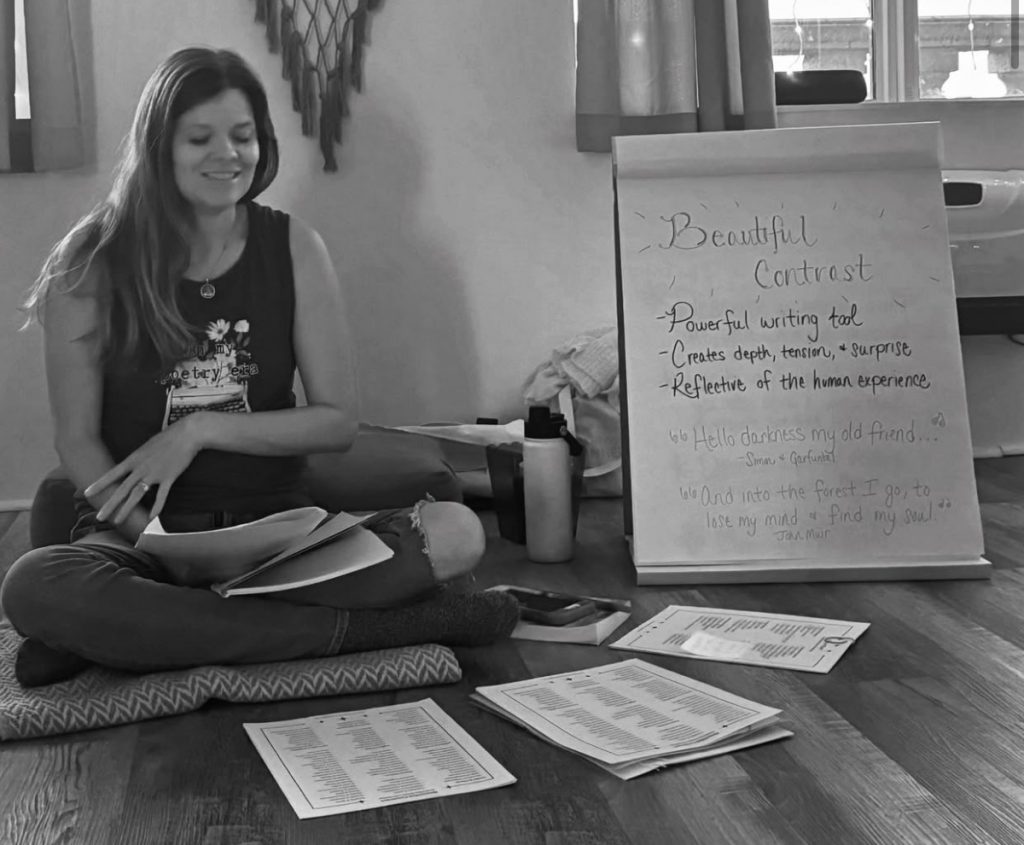 Eileen Anne Teaching Word Flow in South Florida, writing releases old emotions and wounds