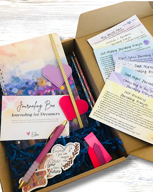 journaling kits box for writers