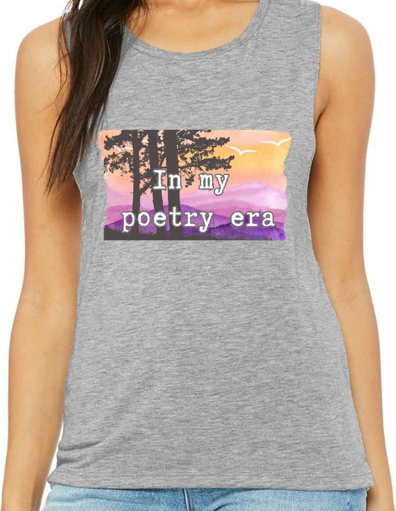 In my poetry era tank top
