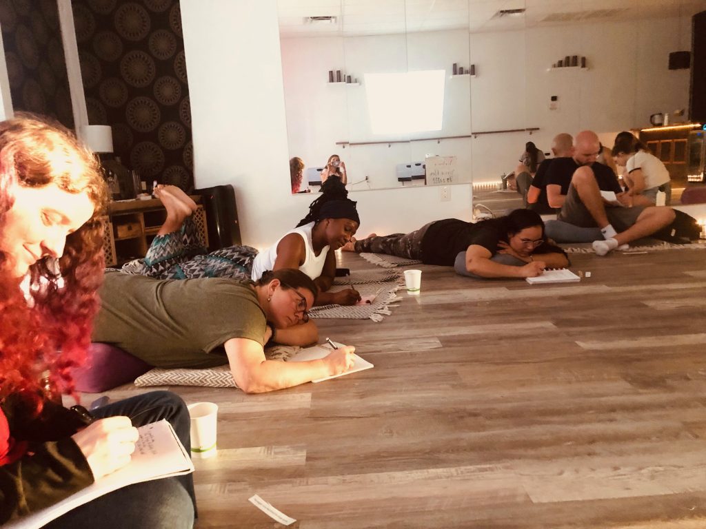 Journaling practice focused on creativity and self expression